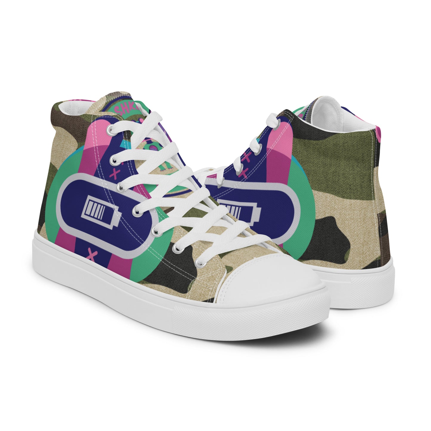 Ushkee Army Pilot 1 Men’s high top canvas shoes