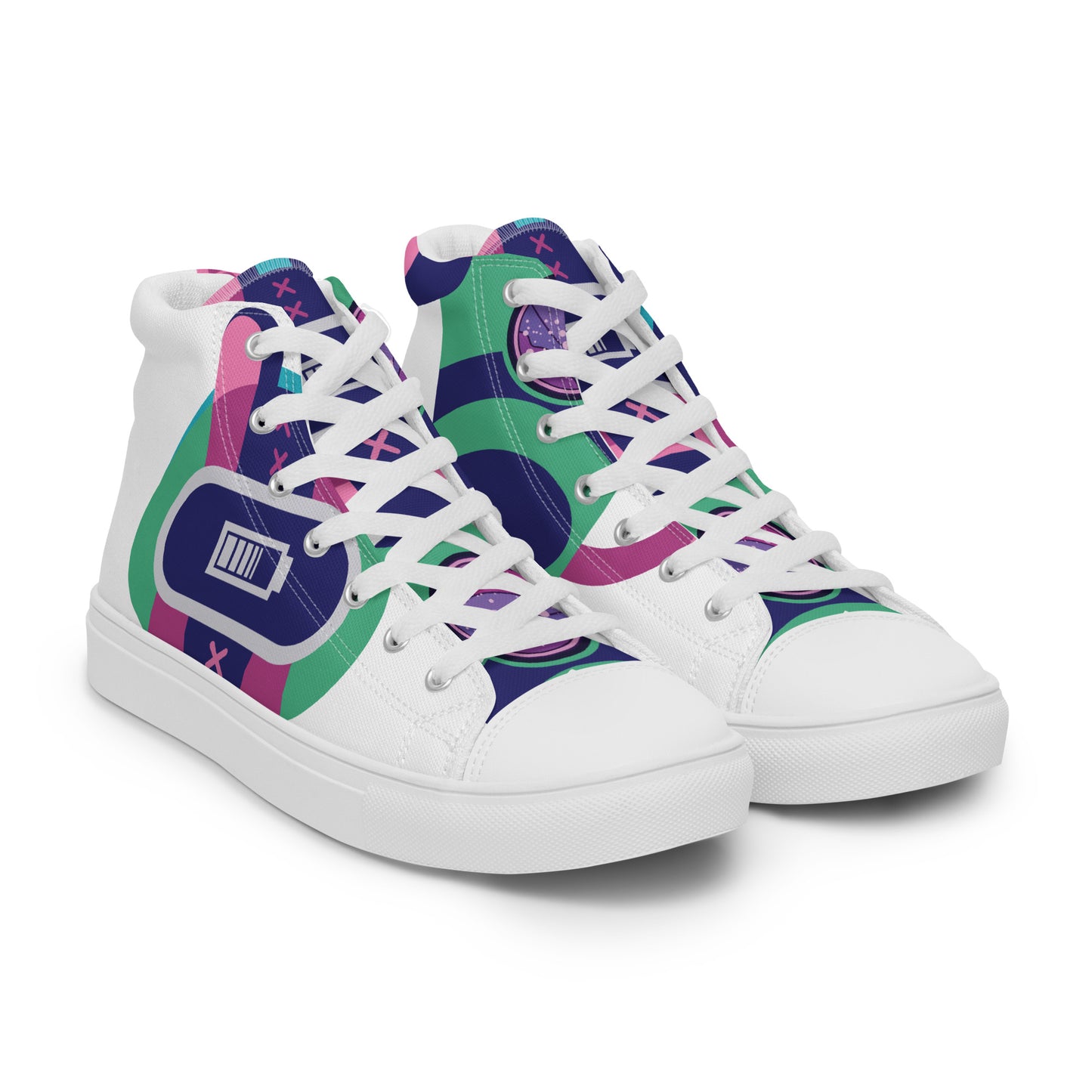 UshKee Pilot 1 #23 Men’s high top canvas shoes