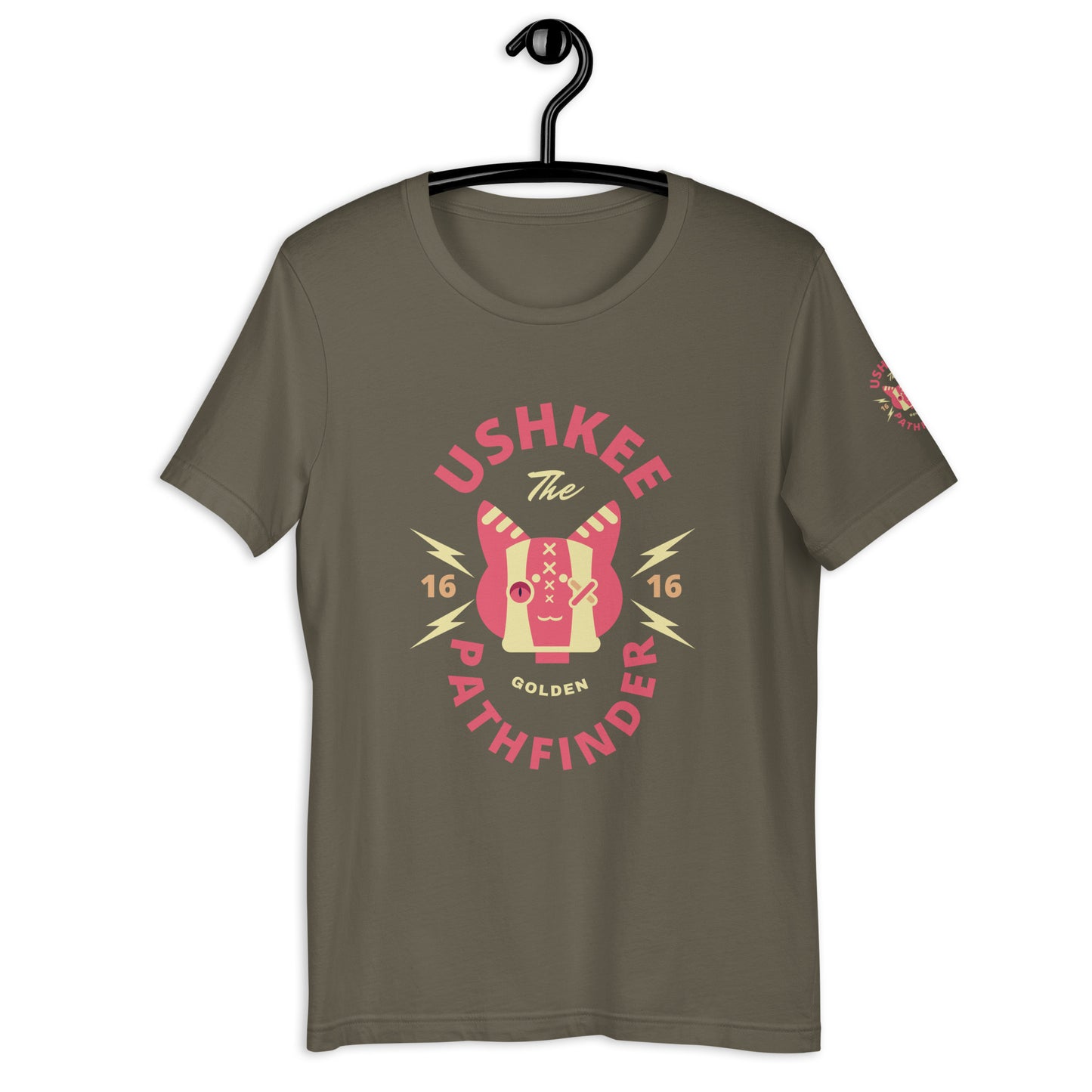 Ushkee Golden Pathfinder Headshot Unisex t-shirt