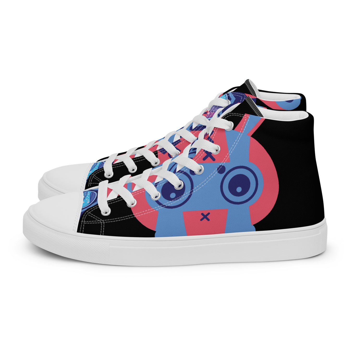 Ushkee Navigator Women’s black high top canvas shoes